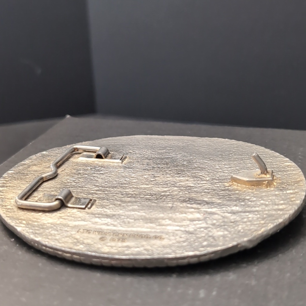 VGT,LTC Western Prod & Co 1979 Large Silver Tone Belt Buckle With Horsehead. - Picture 6 of 9